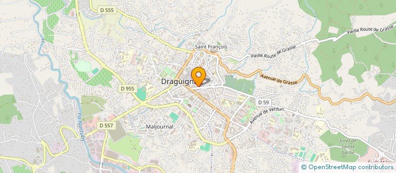 localisation de l'entreprise ASS ATELIER DEVELOP EXPERIMENT AGRICOLE  DRAGUIGNAN