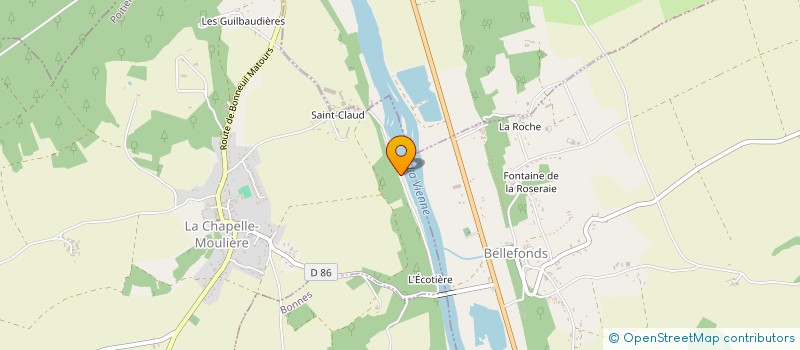 localisation de l'entreprise ASS ATELIERS DE PSYCHOLOGIE BIODYNAMIQUE à BONNEUIL-MATOURS