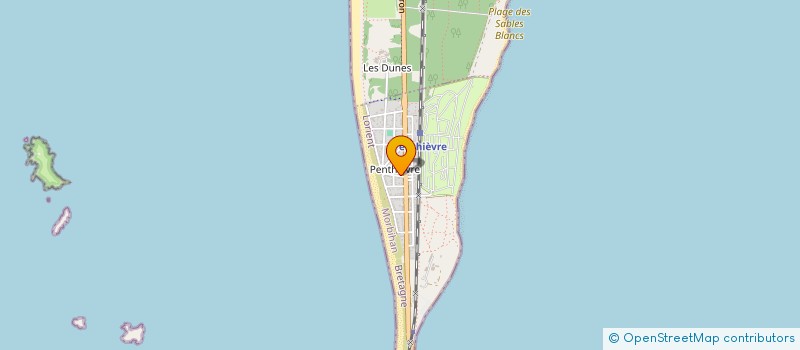 localisation de l'entreprise ASS ATLANTIC AVENTURES  SAINT-PIERRE-QUIBERON