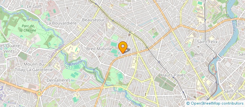 localisation de l'entreprise ASS ATLANTIC CINEMA à NANTES