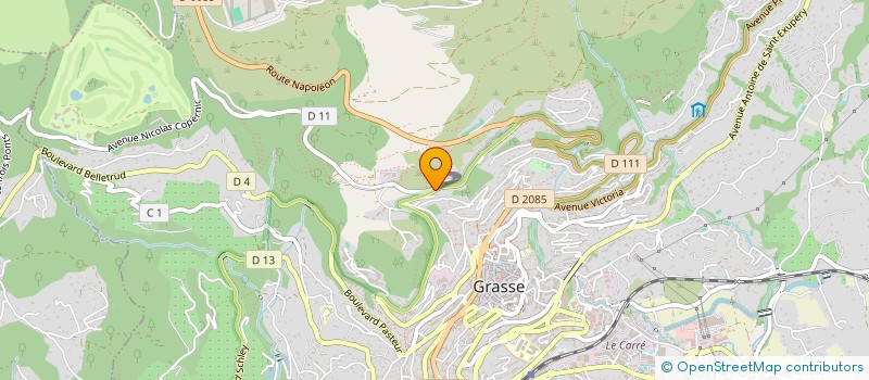 localisation de l'entreprise ASS ATMOSPHERE TUNE  GRASSE