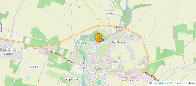 localisation de l'entreprise ASS ATOUTS DANSES  MATHA