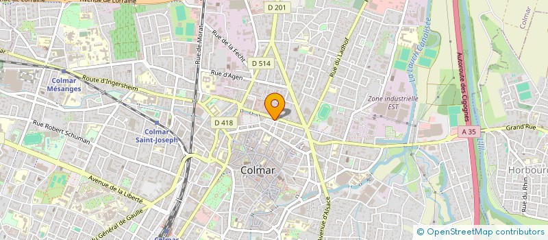 localisation de l'entreprise ASS ATTELAGE BARON RAMBERVILLERS  COLMAR