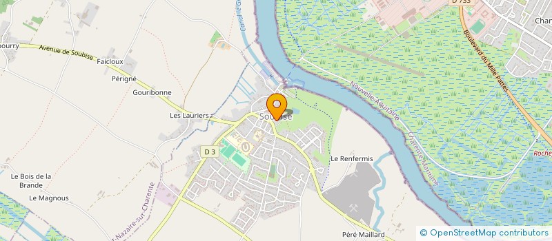 localisation de l'entreprise ASS AU FIL DU PATCH à SOUBISE