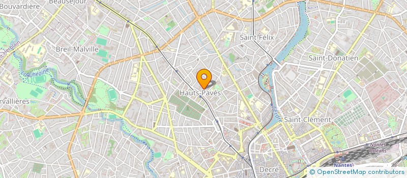 localisation de l'entreprise ASS AU PLUS COURT  NANTES