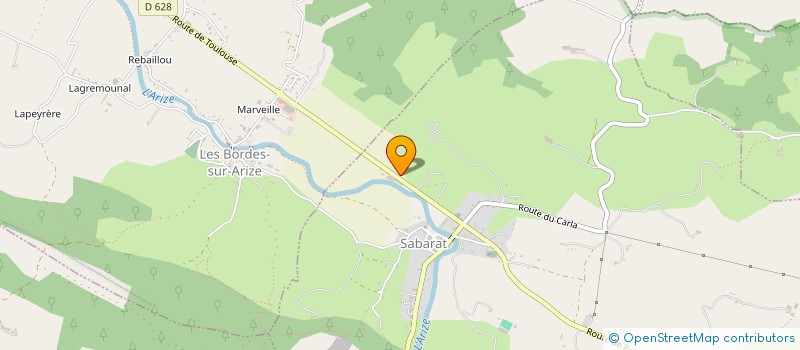 localisation de l'entreprise ASS AUDIOVISUELLE DE L'ARIEGE à DAUMAZAN-SUR-ARIZE