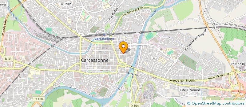 localisation de l'entreprise ASS AUDOISE AIDE FAMILLES à CARCASSONNE