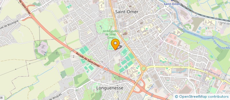 localisation de l'entreprise ASS AUDOMAROISE DES AMIS DU THEATRE à SAINT-OMER