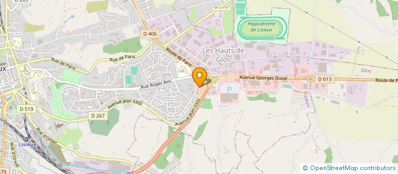 localisation de l'entreprise ASS AUGERONNE COMM COMMERCE SUR LE NET à LISIEUX