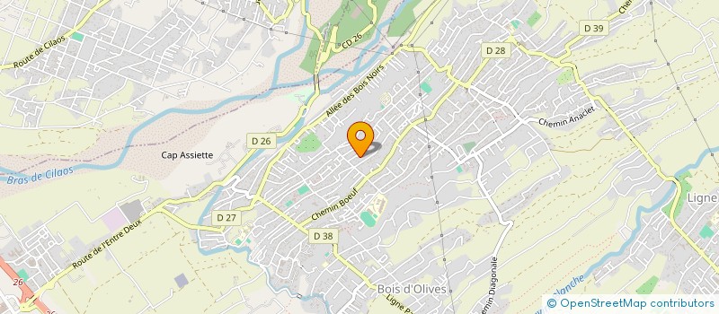 localisation de l'entreprise ASS AUISPA à SAINT-PIERRE