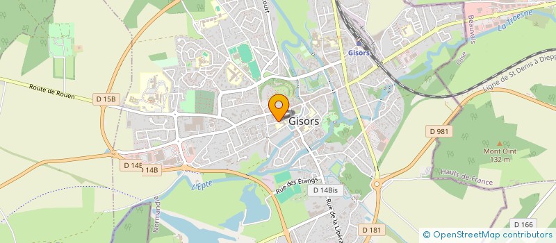 localisation de l'entreprise ASS AUMONERIE JEUNES VEXIN à GISORS