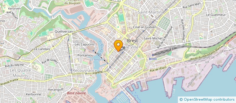 localisation de l'entreprise ASS AUMONERIES COLLEGES ENS PUBLIC à BREST