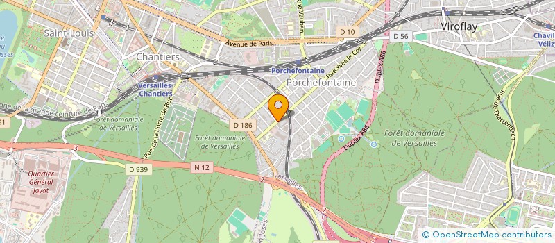 localisation de l'entreprise ASS AURIC à VERSAILLES