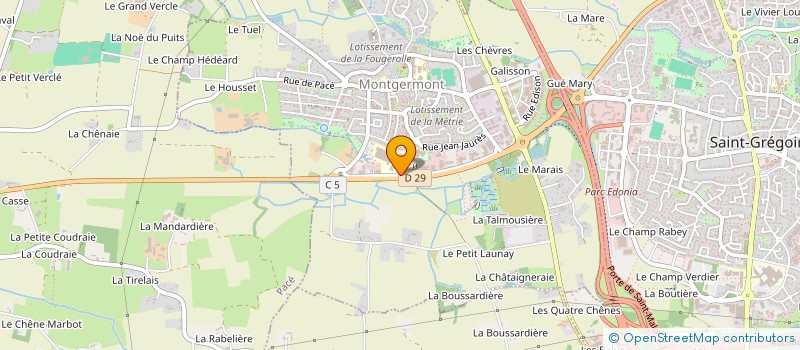 localisation de l'entreprise ASS AUTISME ET SCLEROSE PLAQUES à MONTGERMONT