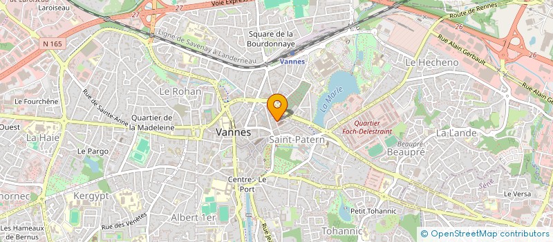 localisation de l'entreprise ASS  AUTO MOTO CLUB DU MORBIHAN à VANNES