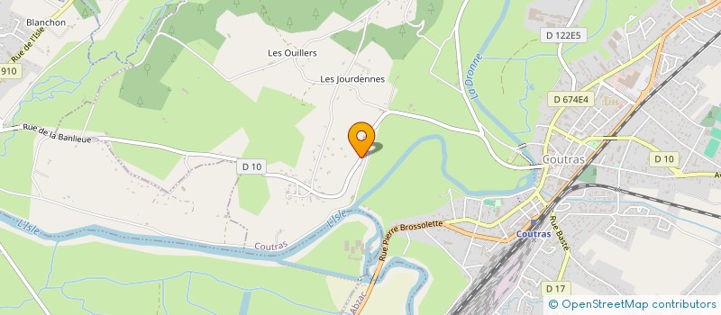 localisation de l'entreprise ASS AUTOMOBILE CANTON GUITRES  BAYAS