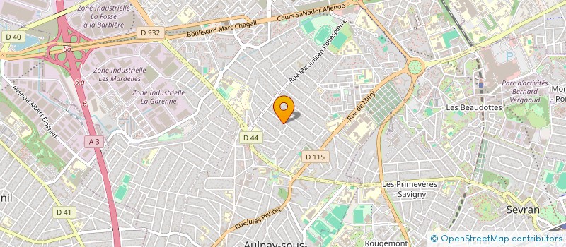 localisation de l'entreprise ASS AUTONOME PARENTS ELEVES AULNAY -BOIS à AULNAY-SOUS-BOIS