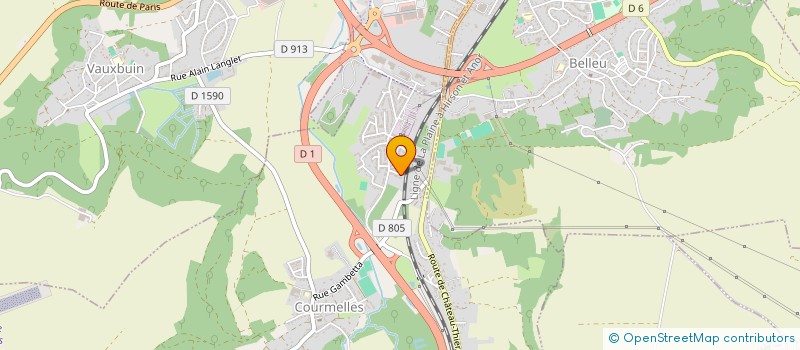 localisation de l'entreprise ASS AUTONOME PARENTS ELEVES ETS SCOLAIRE  SOISSONS