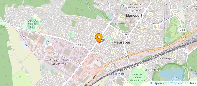 localisation de l'entreprise ASS AUTONOME PARENTS ELEVES MAUREPAS  MAUREPAS