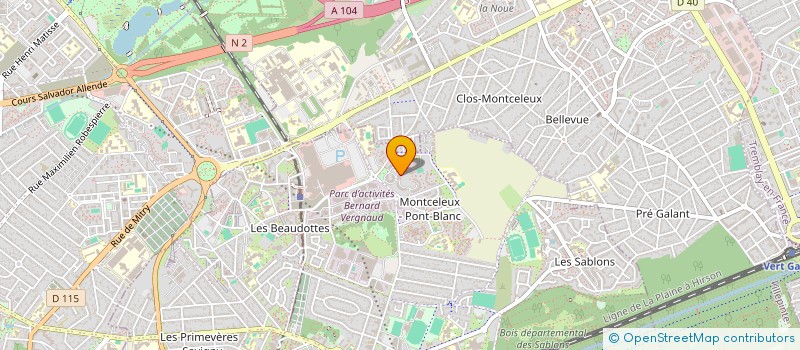 localisation de l'entreprise ASS AUTRE CHANCE PREVENTION SPECIALISEE à SEVRAN