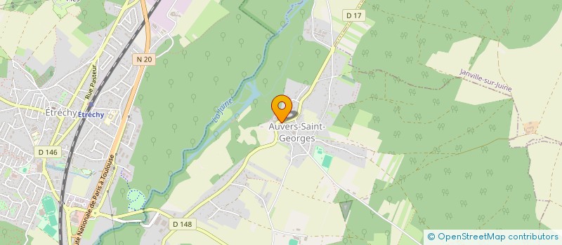 localisation de l'entreprise ASS AUVERSOISE SECTION GYMNASTIQUE à AUVERS-SAINT-GEORGES