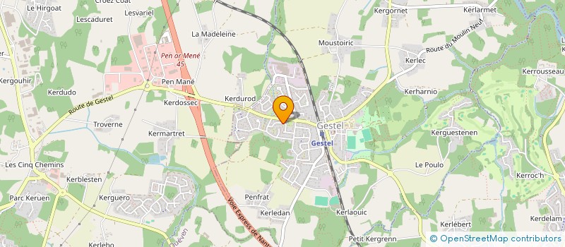 localisation de l'entreprise ASS AVB PRODUCTIONS  GESTEL