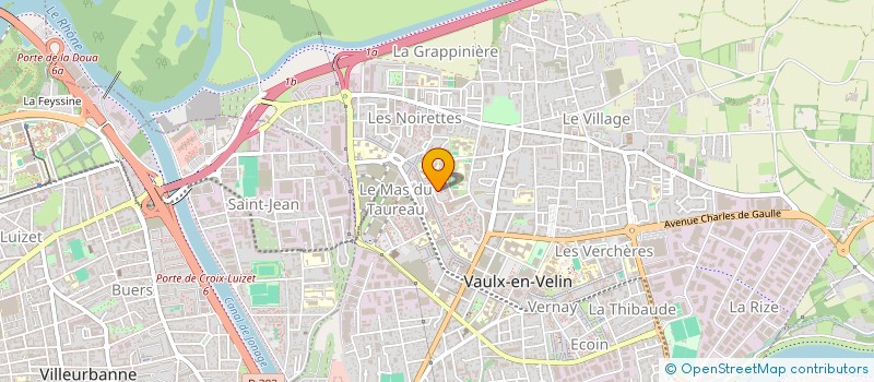 localisation de l'entreprise ASS AVEC NOUS C'EST SUR FEMMES ACTIVES  VAULX-EN-VELIN