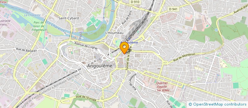 localisation de l'entreprise ASS AVENIR à ANGOULEME