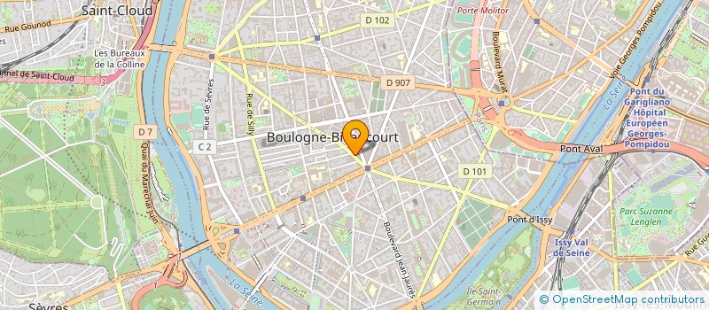 localisation de l'entreprise ASS AVENIR BOULOGNE BILLANCOUR à BOULOGNE-BILLANCOURT
