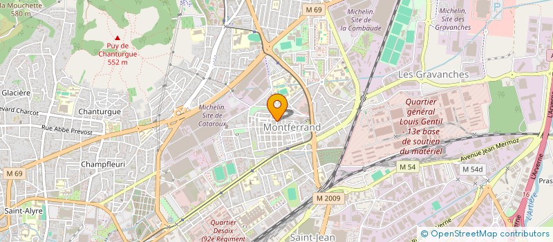 localisation de l'entreprise ASS AVENIR DECOUVERTE INSTRUCTION ENTRAIDE ESPOIR  CLERMONT-FERRAND