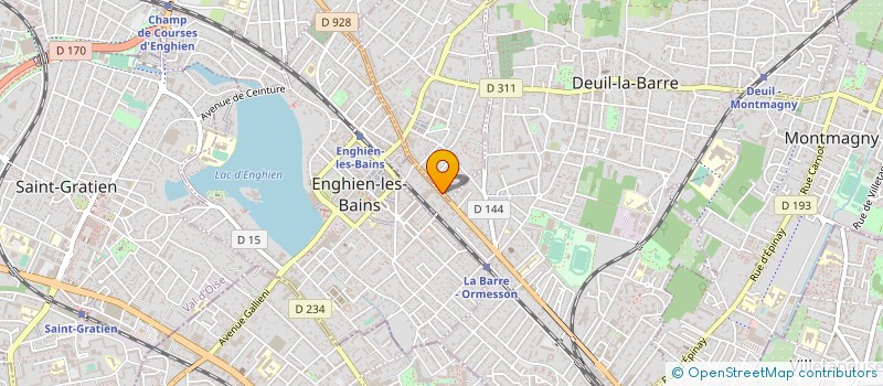 localisation de l'entreprise ASS AVENIR DEUIL ENGHIEN MONTMORENCY  DEUIL LA BARRE