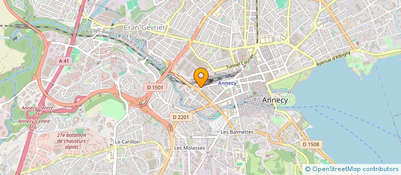 localisation de l'entreprise ASS  AVENIR PAROISSIAL ST JOSEPH DES FIN à ANNECY