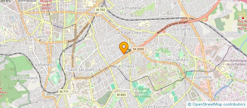 localisation de l'entreprise ASS AVENIR SANTE AUVERGNE  CLERMONT-FERRAND