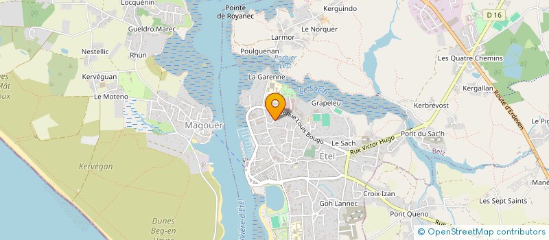 localisation de l'entreprise ASS AVENTURE CARTOPHILE  ETEL