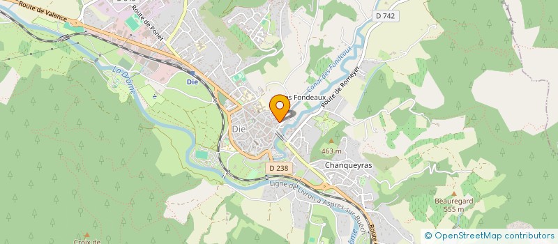 localisation de l'entreprise ASS AVENTURE ET DECOUVERTE  DIE