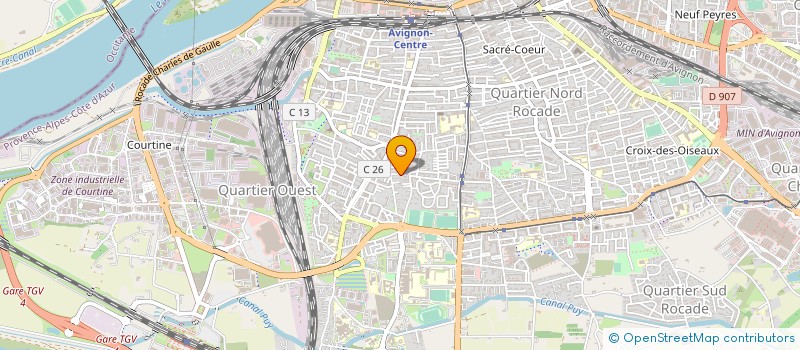 localisation de l'entreprise ASS AVIGNONNAISE GYMNASTIQUE VOLONTAIRE à AVIGNON