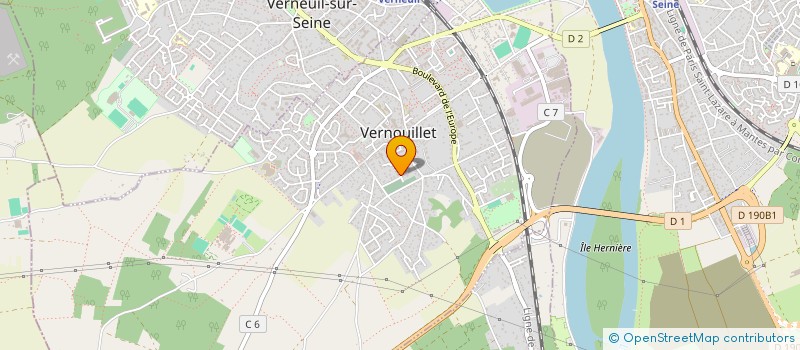 localisation de l'entreprise ASS AVISO à VERNOUILLET
