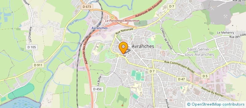 localisation de l'entreprise ASS AVRANCHINAISE CONNAI DEVELOP SERVICE à AVRANCHES