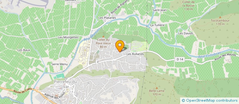 localisation de l'entreprise ASS B.RELOOKING PERSONNALISE  PIERREFEU-DU-VAR