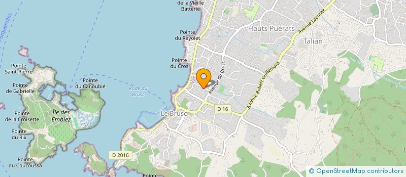 localisation de l'entreprise ASS BAGAD KELTIA PROVENCE à SIX-FOURS-LES-PLAGES