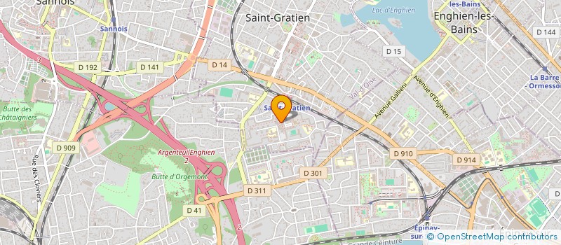 localisation de l'entreprise ASS BAHENDA COMMUNE INTERETS GROUPE  SAINT-GRATIEN