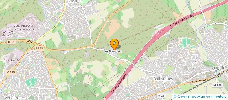 localisation de l'entreprise ASS BAILLARGUOISE POUR L ENSEIGNEMENT à BAILLARGUES