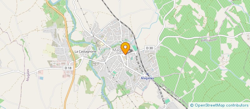 localisation de l'entreprise ASS. BALL-TRAP CLUB DE LAURENS  LAURENS