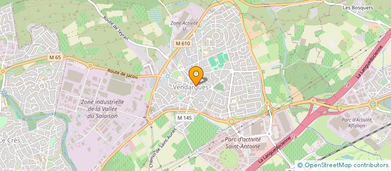 localisation de l'entreprise ASS BALLADES ET RANDONNEES PEDESTRES à VENDARGUES