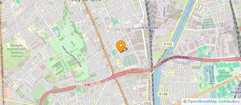 localisation de l'entreprise ASS BALZAC CULTURES ET PARTAGE à VITRY-SUR-SEINE