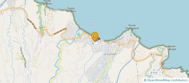 localisation de l'entreprise ASS BAMBOU DES ILES  LE LORRAIN