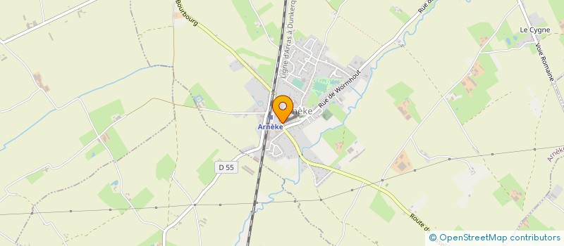 localisation de l'entreprise ASS BANCAIRE CAISSES ENREGISTRE SYST ENC à ARNEKE