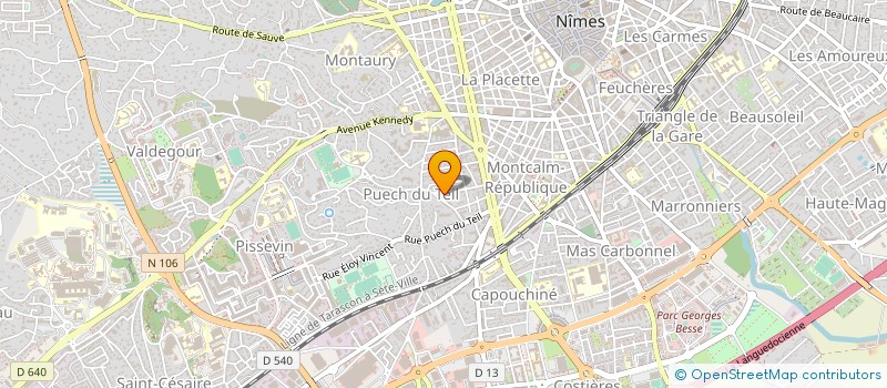 localisation de l'entreprise ASS BANG BUREAU ACCUEIL NIMES GARD à NIMES