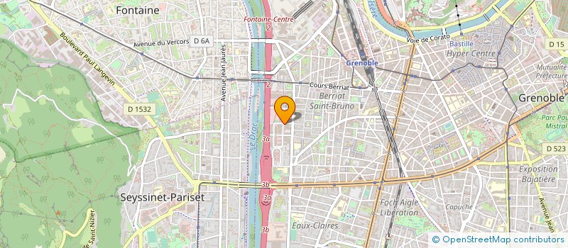 localisation de l'entreprise ASS BARBARIN ET FOURCHU  GRENOBLE