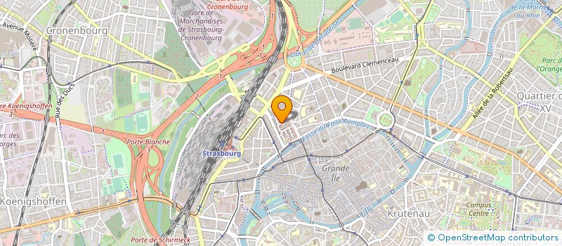 localisation de l'entreprise ASS BAS-RHINOISE AIDE PERSONNES AGEES à STRASBOURG